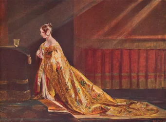Kuningatar Viktoria kruunajaispuvussa, 1838 1906