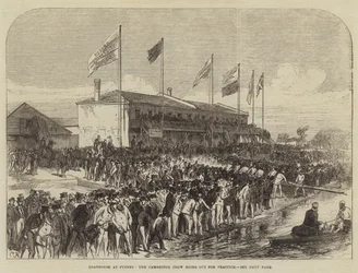 Venevaja Putneyssa, Cambridgen miehistö lähtee harjoittelemaan