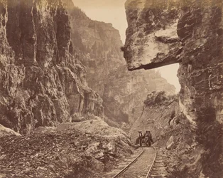 American Fork Canyon, ca. 1875. finlandès