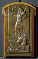 Death and the Maiden, n.1911-1912 (pronssi)