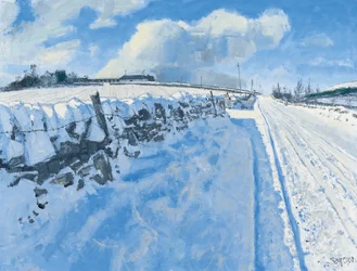 Luminen tie, 2014 (öljy kankaalle)