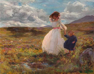 Auringonpaiste ja tuuli, c1907