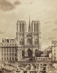 Notre Dame de Paris, 1860-luvun alku.