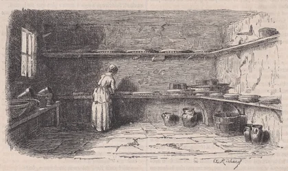 A Dairy, Le Magasin Pittoresquesta, n. 1852.