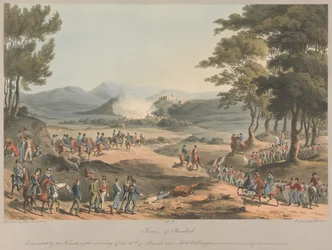Nro 4  Poinbalin kaupunki. Ranskalaiset evakuoivat sen 11. maaliskuuta 1811 aamulla