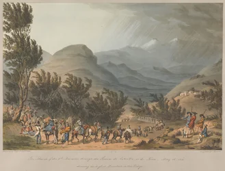 Nro 8: 3. divisioonan marssi Sierra de Estiellan tai de Neven läpi, 16. toukokuuta 1811