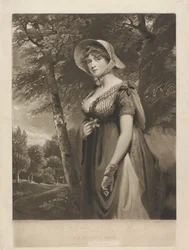 Arvoisa Lady Louisa Manners talonpoikaispuvussa
