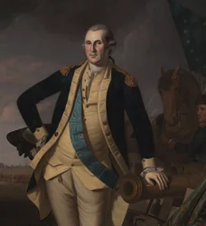 George Washington Princetonin taistelussa, n. 1779 (öljy kankaalle)