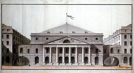 "Theatre National des Arts" -suunnittelu nykyisen Theater de l
