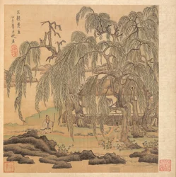 Maalauksia muinaisten mestareiden mukaan: Mr. Five Willows Wuliu, Tao Yuanming, 1598-1652.