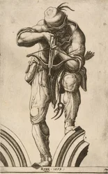 Jousiampuja ampumassa varsijousella, 1579.