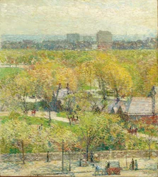 Puiston läpi