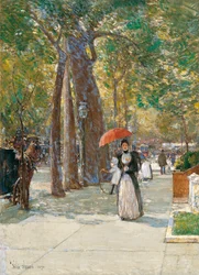 Fifth Avenue Washington Squarella, New Yorkissa, 1891