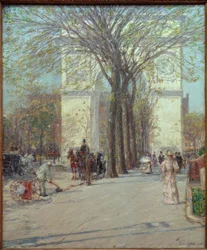 Washington Arch, kevät