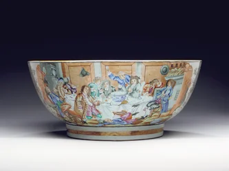 Harvinainen ja massiivinen boolikulho, n. 1775