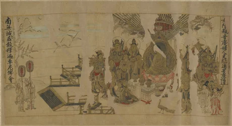Buddha puhuu Yamarajalle Kusinagarassa, 1100-1200-luvulla