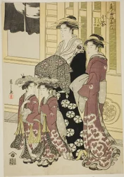 Kadotamayan Komurasaki Hatsunen ja Utanon kanssa