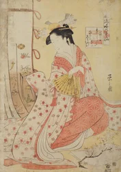 Runoilija Ono no Komachi / Ono no Komachi sarjasta Kuusi kuolematonta runoilijaa hienostuneesti tyyliteltyinä (osa 2) / Furyu yatsushi Rokkasen, sono ni