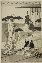 Suma, sarjasta "Muodikas parodia Genjin tarinasta (Furyu yatsushi Genji)"