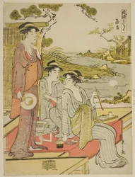Kahdeksas kuukausi (Nanryo), sarjasta a Calendar of Elegance (Furyu junikagetsu)