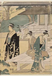 Matsukaze-luku Genjin tarinasta (sarjasta The Tale of Genji elegantissa modernissa mekossa)