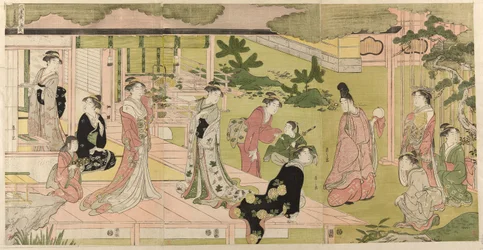 Wakana, osa 1 (Wakana, jo), sarjasta "Muodikas parodia Genjin tarinasta (Furyu yatsushi Genji)"