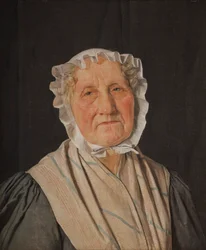 Muotokuva Inger Margrethe Høyenistä, os. Schrøder, taidehistorioitsija N.L. Mäki