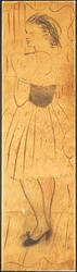 Triptyykki (piirustus ystävien kohtauksesta) (kynä paperille) (katso myös 742028-29)