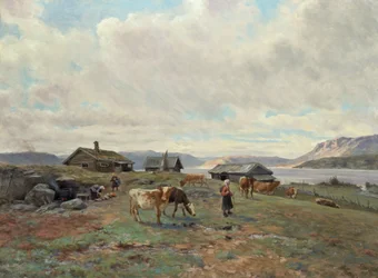 Aamun tunnelma Holmvassbussa
