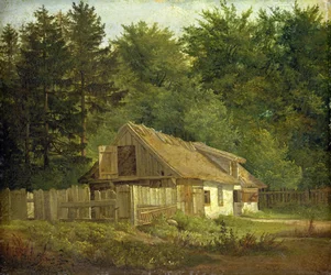 Talo Frederiksdalin metsässä lähellä Kööpenhaminaa, 1828