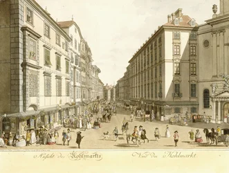 Näkymä Kohlmarktille, 1786