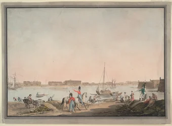 Näkymä Pietariin Nevasta, 1808