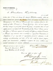 Christian Kribbenin uskollisuusvala Missourista, St.Louisin kreivikunta