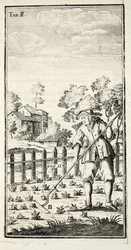 Puutarhuri Hoeing, pubi. Erfurt Thüringenissä, 1753-55