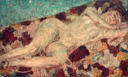 Nainen alaston