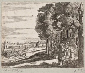Kuvitus Adam Oleariukselle, "Persialainen Rosenthal, nerokas runoilija Schich Saadi […]", Schleswig 1660