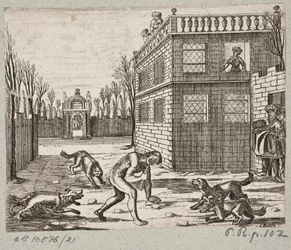 Kuvitus Adam Oleariukselle, "Persialainen Rosenthal, nerokas runoilija Schich Saadi […]", Schleswig 1660