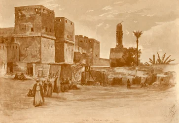 Bab al-Nasrin portti Kairossa, 1898.