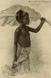 Tamilipoika, Kandy, Ceylon, 1898.