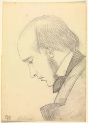 Muotokuva William Michael Rossetista, n. 1853.
