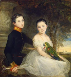 Lapset ja papukaija par Robertson, Christina (1796-1854)