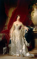 Keisarinna Aleksandra Fjodorovnan, Preussin Charlotten, muotokuva, 1840