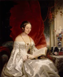 Prinsessa Maria Ivanovna Kochubeyn muotokuva, os. Baryatinskaya 1818-1843, 1840-luku