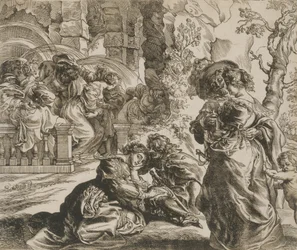 Rakkauden puutarha oikea kortteli, 1630-luku.