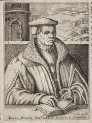 Thomas Munzerin muotokuva, 1609.