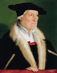 Muotokuva kosmografista Sebastian Münsteristä 1489-1552, n. 1550