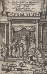 Nimilehti, "Suuri tykistö ilotulitus...", 1676.