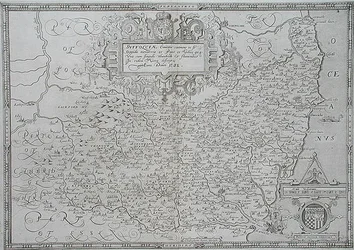 William Webin kaivertama Suffolkin kartta