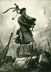 Kuinka Piper Laidlaw voitti Victoria Crossin 25. syyskuuta 1915, vuonna 1920.