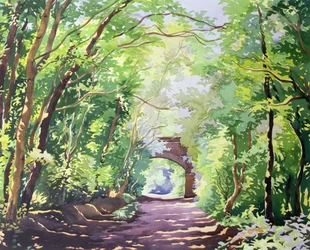 The Valley Walk, Sudbury, 2001 (wc paperilla)